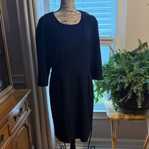 Calvin Klein Navy Long Sleeve Dress